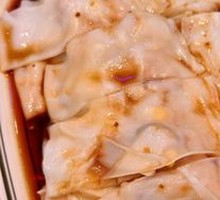 Barbecued Pork Egg Rice Noodle Roll