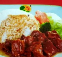 Braised Pork Ribs Rice Bowl