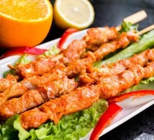 Charcoal-Grilled Pork Skewers