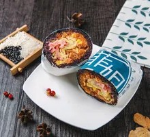 传统鸡蛋火腿饭团