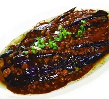 Braised Eggplant Strips in Soy Sauce