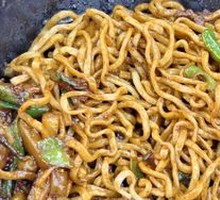 Spicy Pork Stir-Fry with Noodles