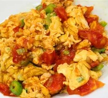 Tomato and Egg Rice Bowl