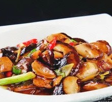 Shiitake Mushroom and Pork Slices