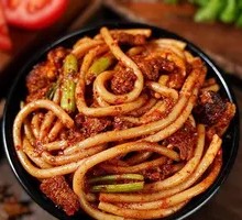 Stir-fried Rice Noodles and Rice Cakes