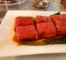 Barbecued Pork Rice Noodle Roll