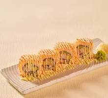 Grilled Salmon Cheese Sushi