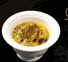 Golden Soup Abalone with Five Grains