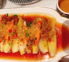 Crab Meat with Vermicelli and Baby Bok Choy