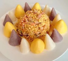 Seafood Steamed Corn Cake