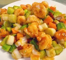 Kung Pao Shrimp Balls