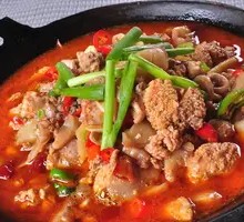 Fish Roe and Fish Bladder Stewed with Tofu