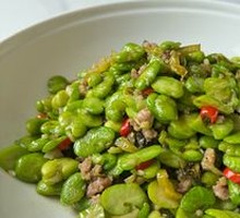 Stir-Fried Broad Beans
