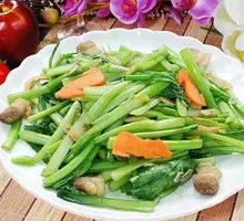 Stir-Fried Water Spinach with Garlic
