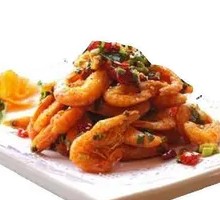 Boiled Shrimp in Salt Water