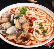 Aluminum Foil Clam Noodles with Potatoes