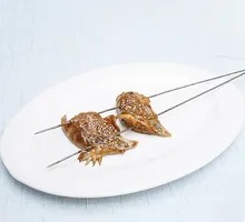 Charcoal-Grilled Chicken Heads