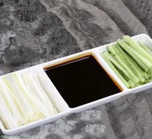 Cucumber and Scallion Salad with Duck Sauce