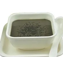 Black Sesame Oatmeal Soy Milk