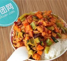 Kung Pao Chicken Rice Bowl