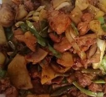 Spicy Kimchi Stir-Fried Chicken