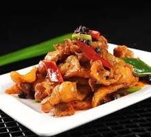 Stir-fried Pork with Garlic Shoots