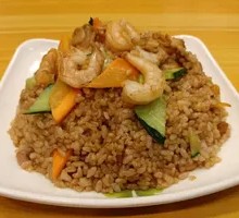 Garlic Seafood Fried Rice