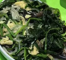 Egg Spinach Noodles