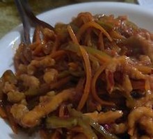 麻辣鸡丝盖饭