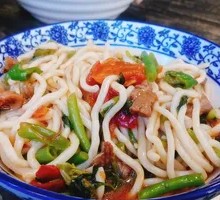 Fried Meat Noodles