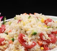 Chicken and Ham Sausage Fried Rice