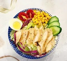 Fitness Low-Fat Chicken and Vegetable Salad
