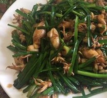 Leek and Octopus Stir-fry