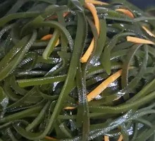 Thin seaweed strips