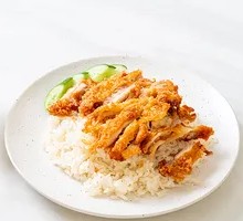 脆皮鸡米饭
