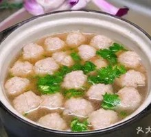 Braised Meatball Soup