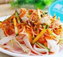 Cold Noodles with Beef Tendon Mix