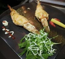 Baked Large Shrimp with Crab
