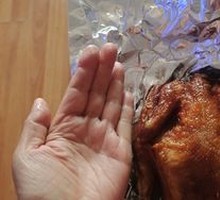 Honey-glazed扒 Chicken