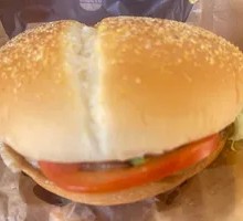 German-style Roast Pork Shank Burger