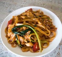 Wood Ear Egg Noodles Stir-Fry
