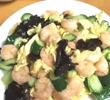 Wood Ear Shrimp Rice Bowl