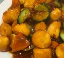 Sauce-Braised Japanese Tofu
