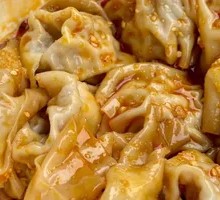Sichuan-style chili oil wontons