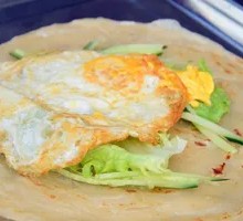 Hand-held Pancake with Egg