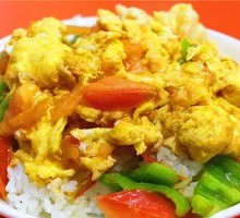 Tomato and Egg Rice Bowl