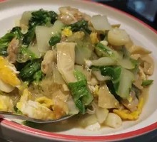 Tofu Skin with Baby Bok Choy