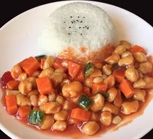 Kung Pao Chicken Rice Bowl