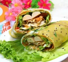 Cucumber Crepe with Pancake