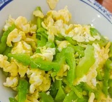 Egg Fried Bitter Melon